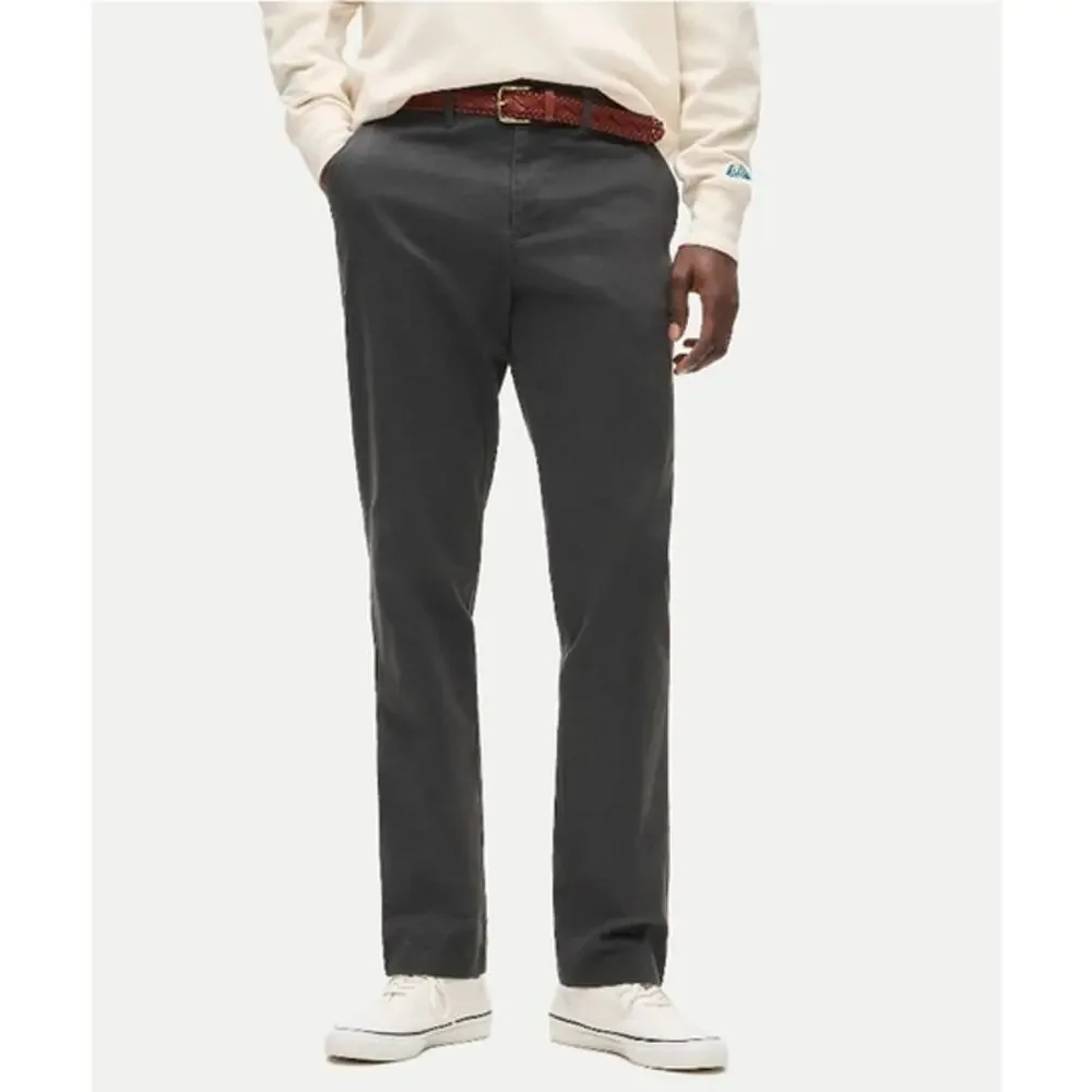 NWT J. Crew 770™ Straight-Fit Stretch Chino Pant Faded Black 34/30 *Flaw